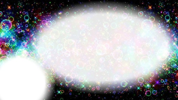 bulle couleurs Photomontage