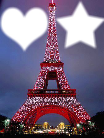 paris tour Eiffel Photo frame effect