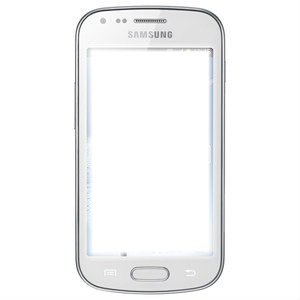 Samsung Galaxie trend blanc Fotomontage