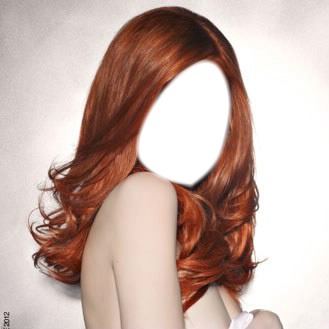 Hair orange Montage photo