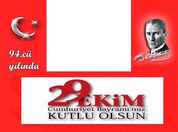 Cumhuriyet Bayramı Fotoğraf editörü