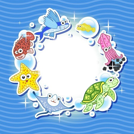 under the sea Photo frame effect
