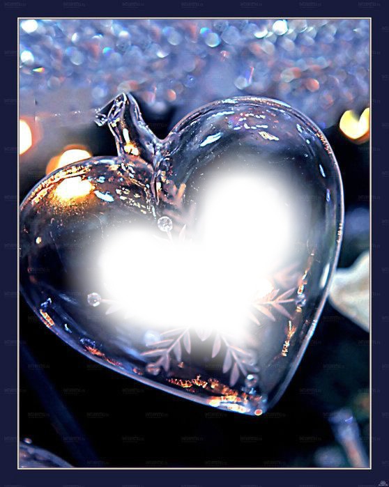Coração de Cristal Fotomontage