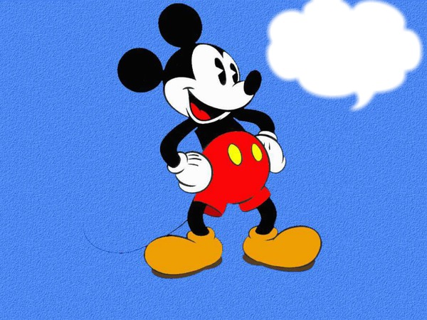 mickey mouse Fotomontage