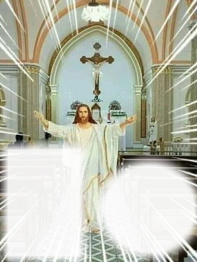 JESUS MISERICORDIOSO Photo frame effect