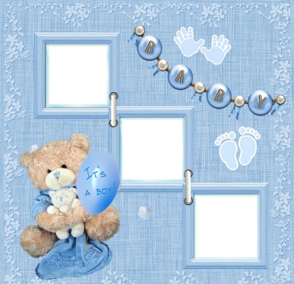 cadre baby Photo frame effect