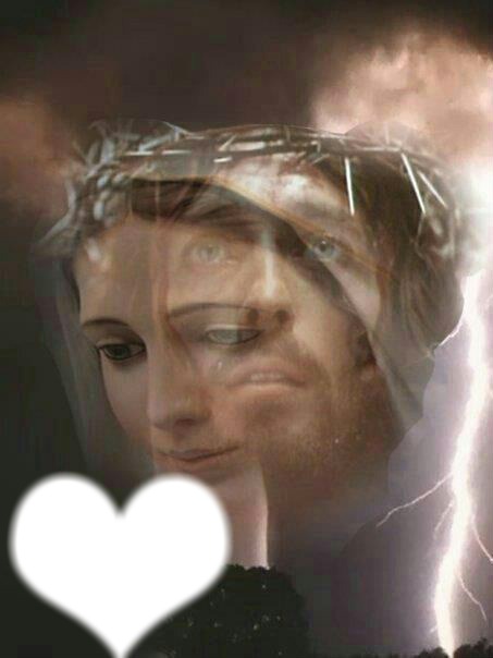 JESUS Y MARIA Photo frame effect