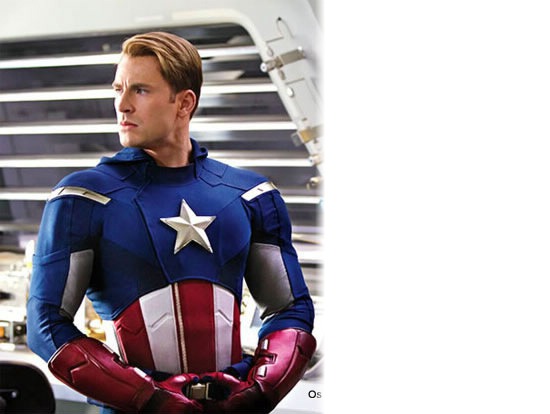 Captain America Avengers Fotomontāža