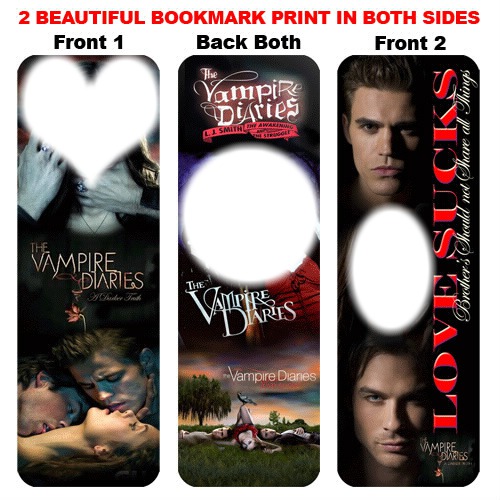 vampire diaries bookmarks for you Photo frame effect
