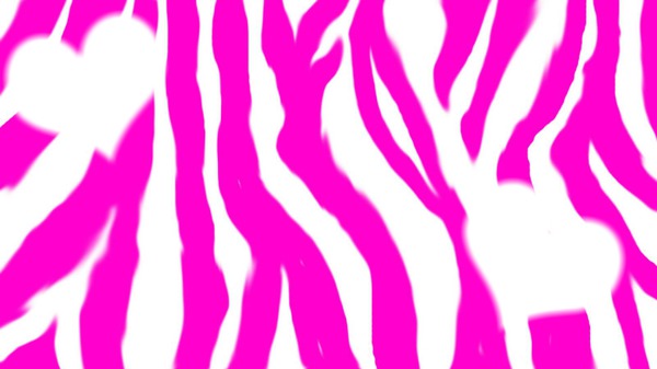 leopardo rosa Fotomontaggio