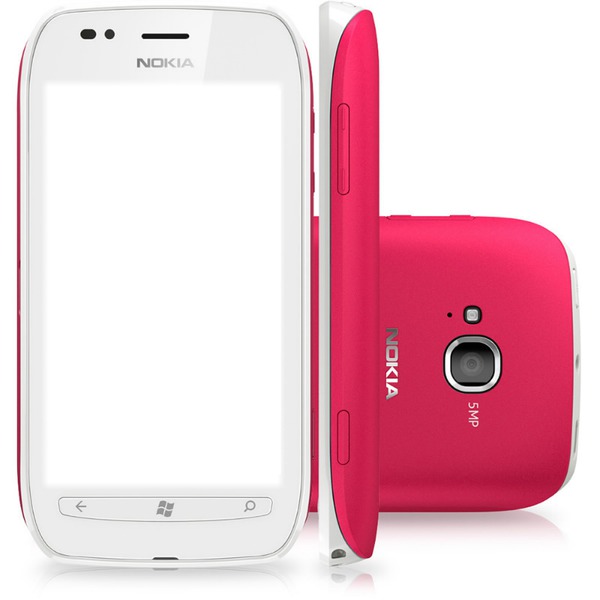 Celular Nokia Rosa Photomontage