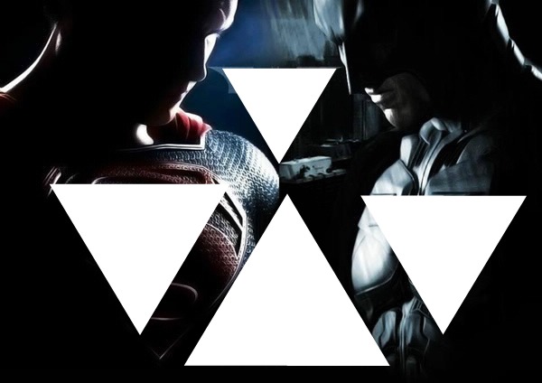 SUPERMAN vs Batman Fotomontaż