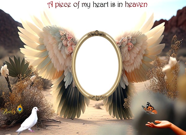 a piece of my heart Photo frame effect