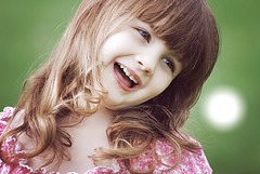 Little girl Photo frame effect