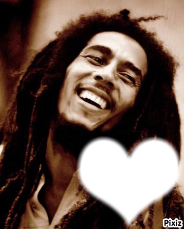 bob marley Photo frame effect