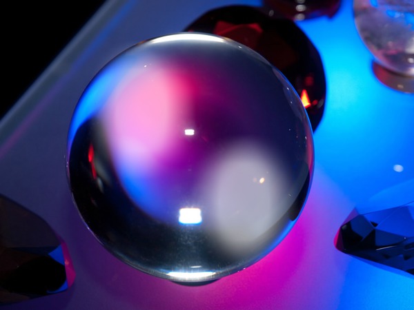 Bola de cristal Montaje fotografico
