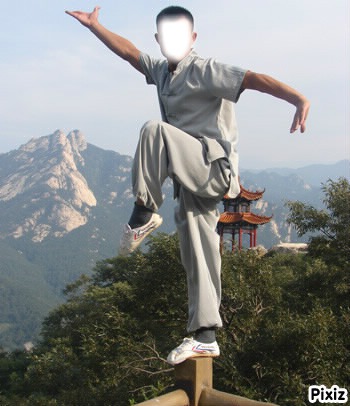kung-fu Fotómontázs