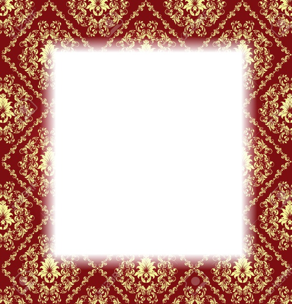 red + gold frame Φωτομοντάζ