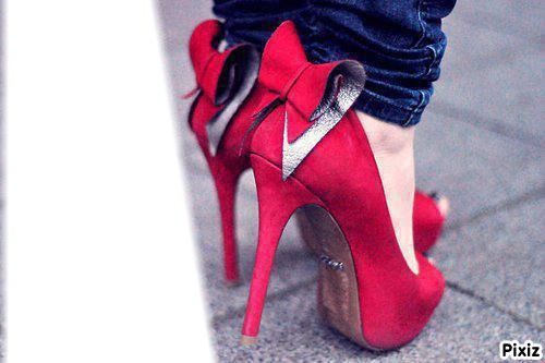 chaussures a talons Fotomontage
