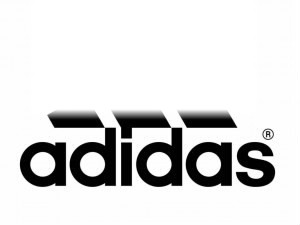 Adidas logo Fotomontaż