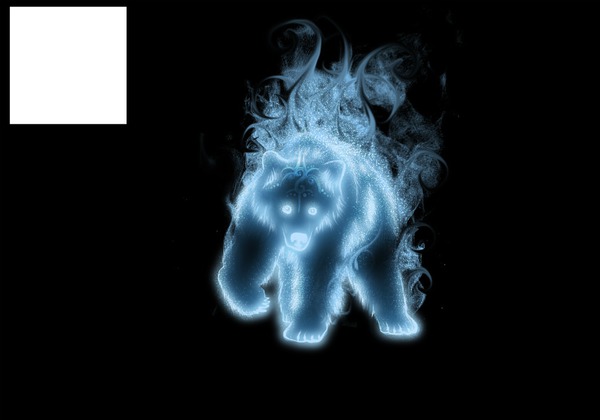 patronus ours Photo frame effect