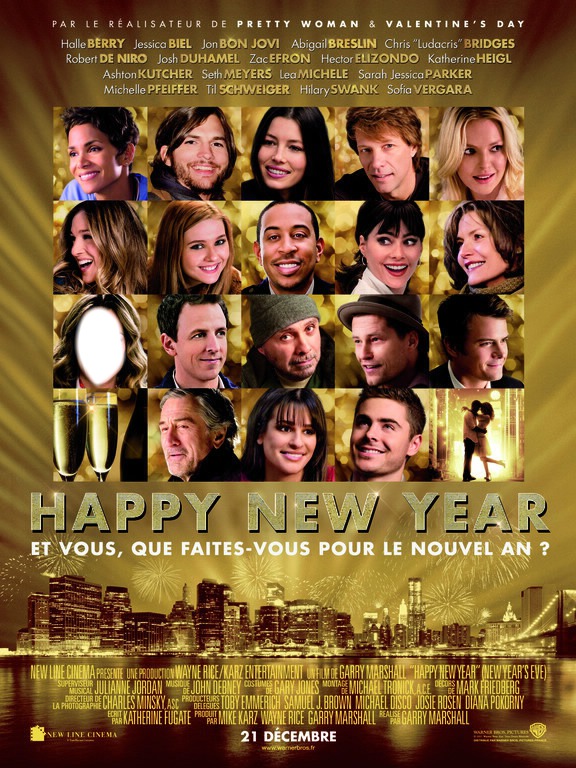 affiche happy new years Montage photo