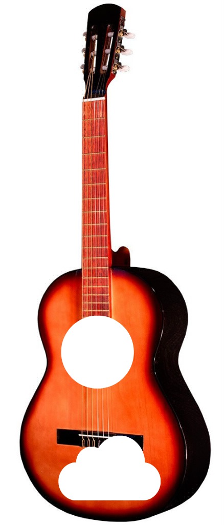 Guitarra Criolla Fotomontaža