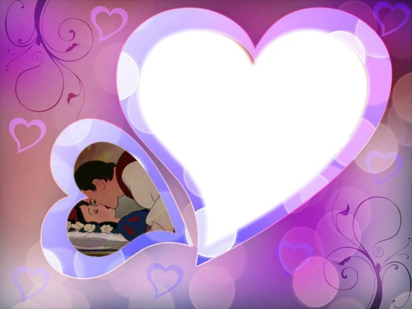 blanche neige et son prince Photo frame effect