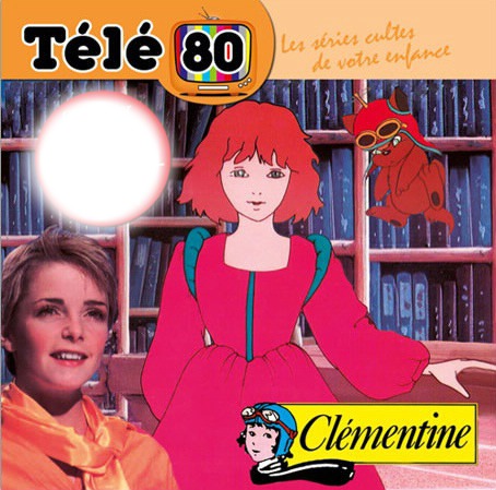 CLEMENTINE télé 80's Fotomontaža
