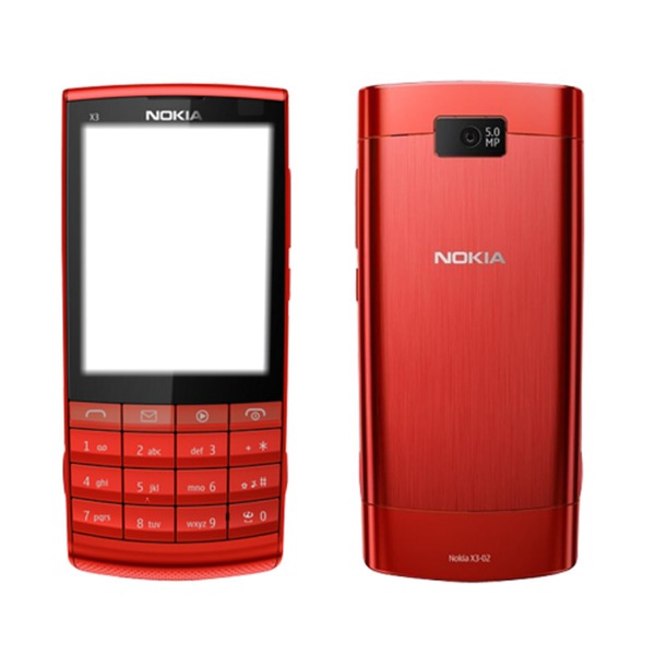 nokia red Photo frame effect