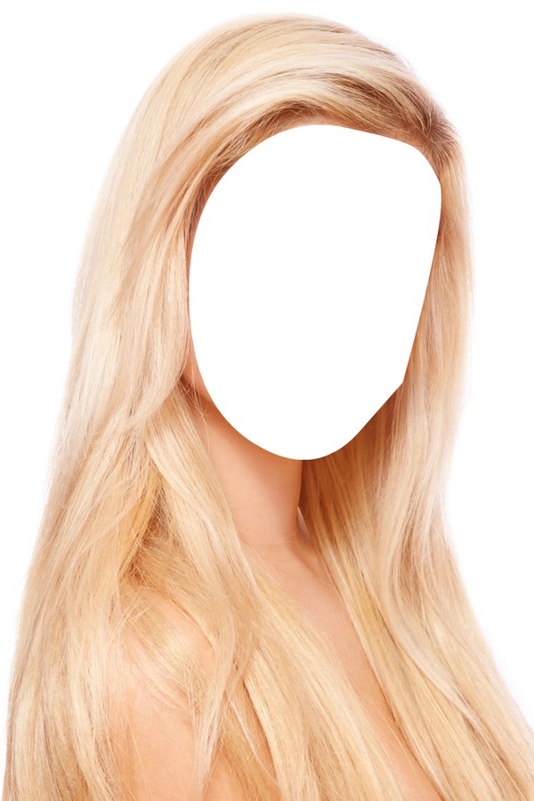blonde Fotomontage