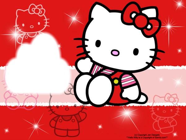 hello kitty Fotomontagem