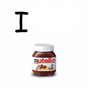 I love Nutella Fotomontáž