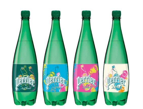 Bouteilles Perrier 150 ans Valokuvamontaasi