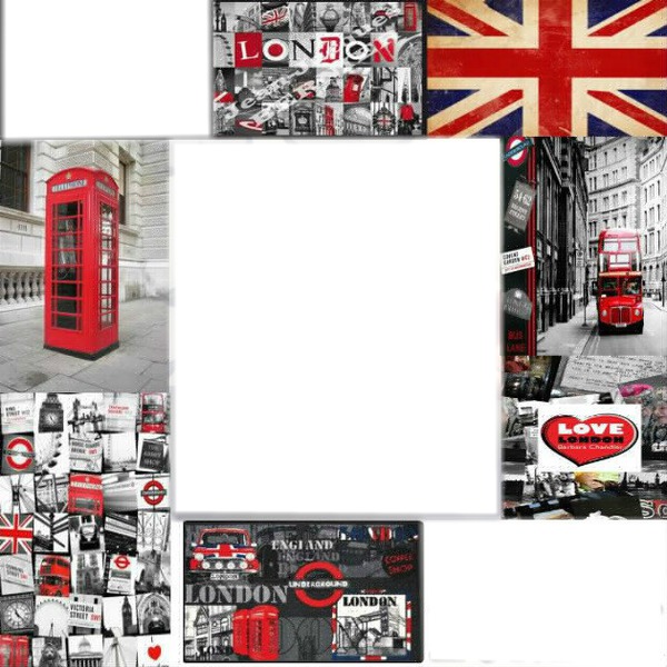 london Photo frame effect