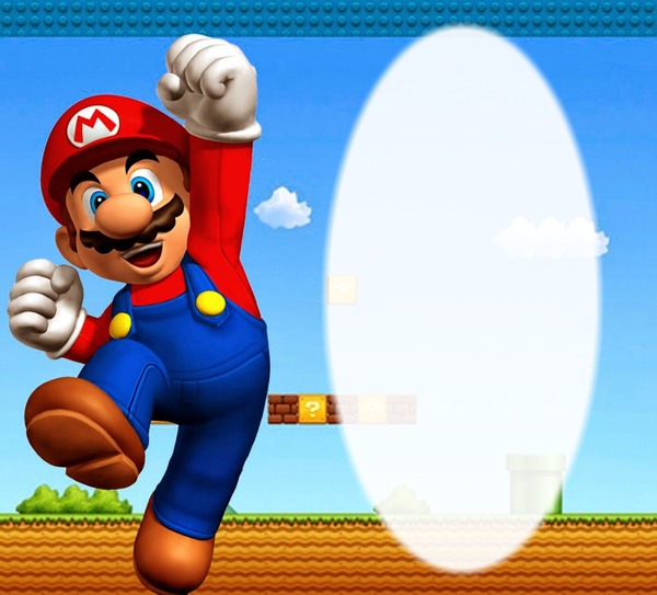 Mario Bros Fotómontázs