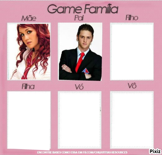 game familia Fotomontagem