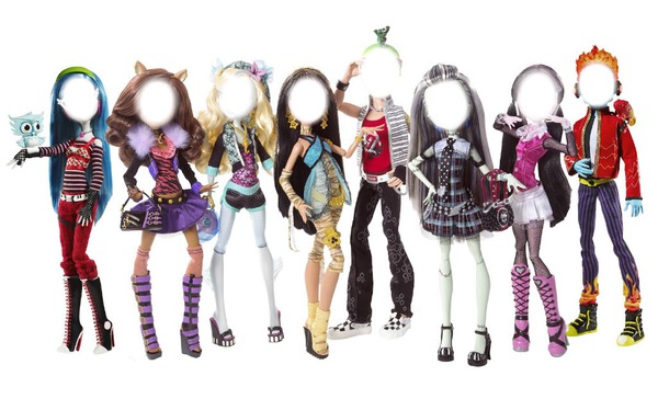 Monster high dolls Fotomontāža