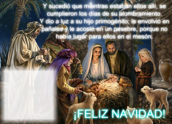 Nacimiento de Jesus Fotomontáž