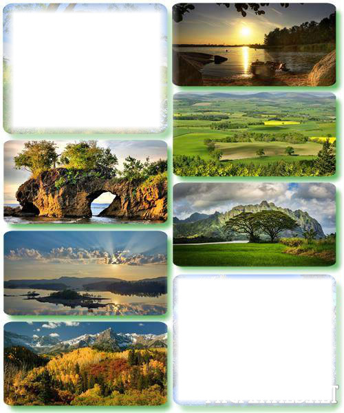 Carte postale Fotomontage