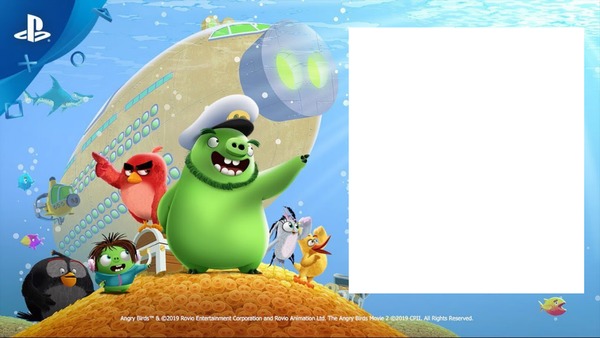 Angry birds movie Photo frame effect