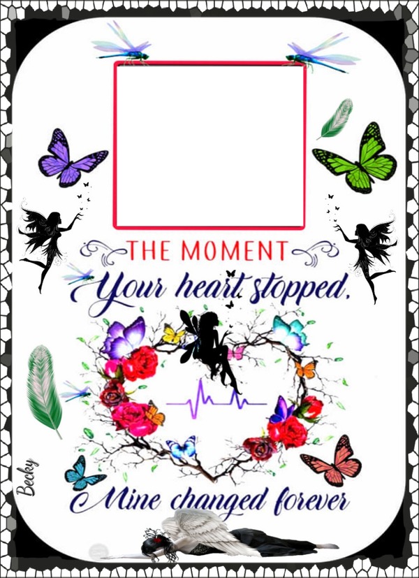 the moment your heart stopped Photo frame effect