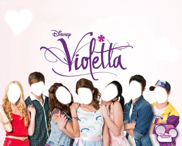 Elenco de Violetta com Você Photo frame effect