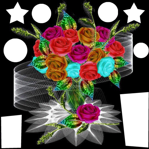 bouquet Photomontage