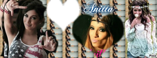 Capa Anitta para facebook Montaje fotografico