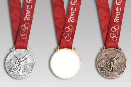 medailles olympiques Fotomontaža