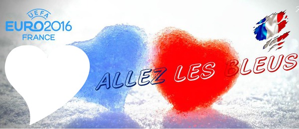 aller les bleus Fotomontage