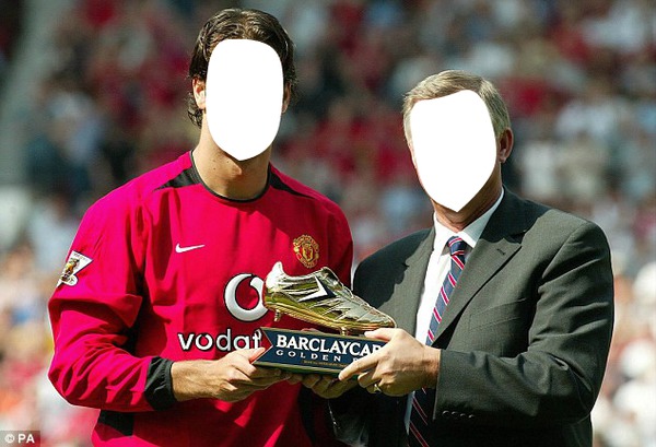 Van Nistelrooy and Ferguson Fotomontaža