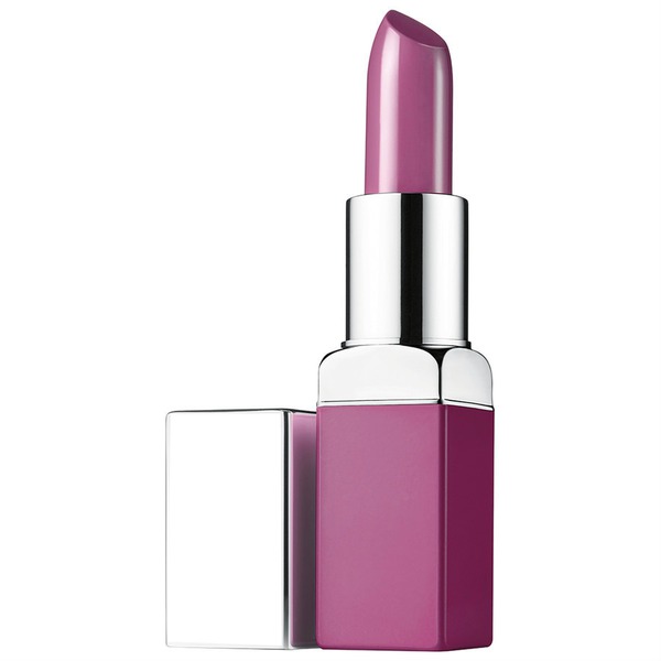 Clinique Pop Lipstick in Purple Фотомонтаж
