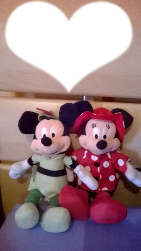 Mickey Minnie Fotomontagem